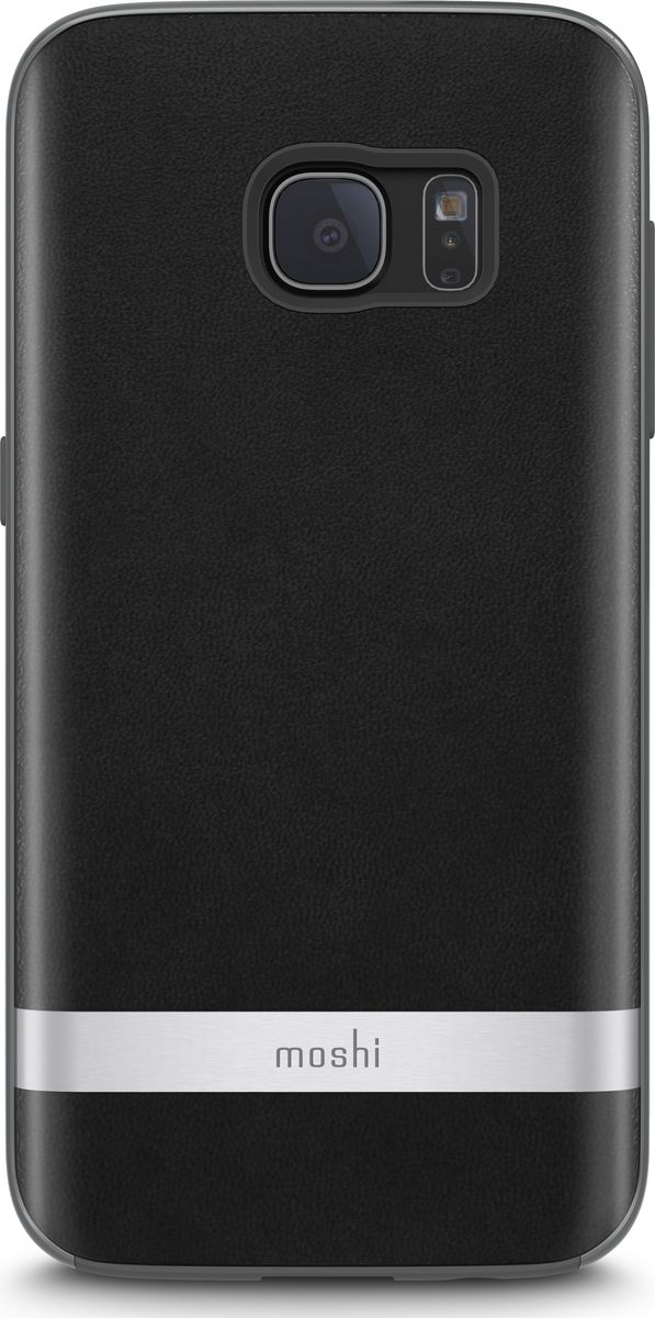 Moshi Napa кейс для Galaxy S7, Black99MO058005 Moshi Napa кейс для Galaxy S7, Black99MO058005Благодаря используемым в производстве материалам высочайшего качества, Napa обеспечивает максимальный уровень защиты и подчёркивает элегантность Вашего устройства. Чехол обладает гибридной конструкцией нашей собственной разработки: ударопоглощающая рамка внутри и небьющаяся оболочка снаружи. Эта конструкция надежно защищает устройство при ударах и падениях. Napa, изготовленная из веган кожи с алюминиевой вставкой, изысканна и элегантна. Это прекрасный выбор для тех, кто стремится обеспечить наилучший уровень безопасности для своего устройства.ХарактеристикиВеган кожа премиум класса с алюминиевой вставкой.Гибридная конструкция, защищающая устройство от ударов и падений.Уровень защиты, соответствующий оборонным стандартам США (MIL-STD-810G, сертифицировано SGS).Приподнятые края чехла позволяют безопасно класть телефон экраном вниз.