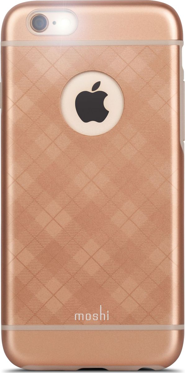 Moshi iGlaze чехол для iPhone 6/6S, Tartan Rose99MO079256 Moshi iGlaze чехол для iPhone 6/6S, Tartan Rose99MO079256iGlaze совмещает дизайн в стиле минимализма и максимальный уровень защиты гаджета, предохраняя iPhone от ударов, падений и царапин. Собственная гибридная конструкция с ударопоглащающим покрытием и противоударным каркасом. Легкий и долговечный чехол, сохраняющий эстетику оригинального iPhone. Доступен в двухцветных гаммах, а также в прозрачном исполнени. iGlaze обеспечивает защиту iPhone и идеально сочетается с его элегантным ненавязчивым дизайном.ХарактеристикиСобственная гибридная конструкция обеспечивает полное поглощение воздействий от ударов и защиту от царапин.Изящная и очень надёжная конструкция, обеспечивает полную защиту и сохраняет доступ к кнопкам регулировки громкости и управления питанием.Приподнятые края чехла защищают iPhone, даже когда он лежит дисплеем вниз.Особое покрытие, обеспечивающее прекрасный внешний вид на протяжении долгого времени.???Прошёл необходимые испытания на предмет защиты устройства от различных видов воздействия.