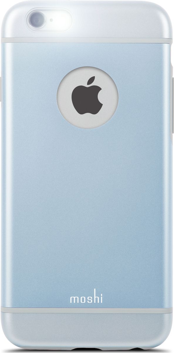 Moshi iGlaze чехол для iPhone 6/6S, Arctic Blue99MO079501 Moshi iGlaze чехол для iPhone 6/6S, Arctic Blue99MO079501iGlaze совмещает дизайн в стиле минимализма и максимальный уровень защиты гаджета, предохраняя iPhone от ударов, падений и царапин. Собственная гибридная конструкция с ударопоглащающим покрытием и противоударным каркасом. Легкий и долговечный чехол, сохраняющий эстетику оригинального iPhone. Доступен в двухцветных гаммах, а также в прозрачном исполнени. iGlaze обеспечивает защиту iPhone и идеально сочетается с его элегантным ненавязчивым дизайном.ХарактеристикиСобственная гибридная конструкция обеспечивает полное поглощение воздействий от ударов и защиту от царапин.Изящная и очень надёжная конструкция, обеспечивает полную защиту и сохраняет доступ к кнопкам регулировки громкости и управления питанием.Приподнятые края чехла защищают iPhone, даже когда он лежит дисплеем вниз.Особое покрытие, обеспечивающее прекрасный внешний вид на протяжении долгого времени.???Прошёл необходимые испытания на предмет защиты устройства от различных видов воздействия.