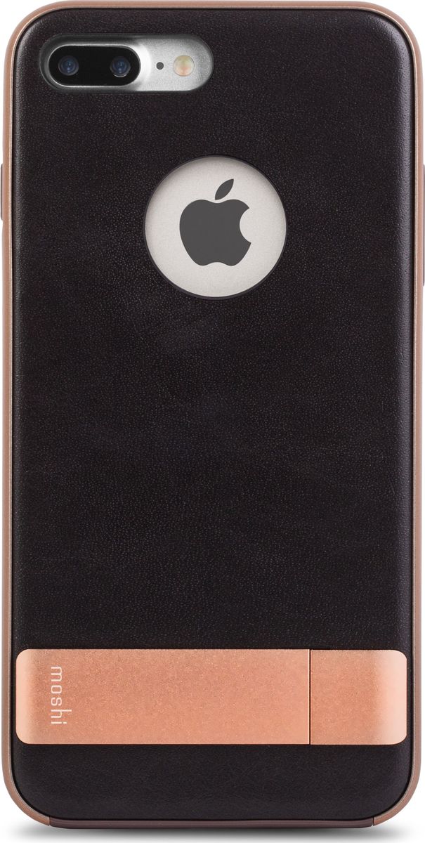 Moshi Kameleon чехол для iPhone 7 Plus/8 Plus, Imperial Black99MO089002 Moshi Kameleon чехол для iPhone 7 Plus/8 Plus, Imperial Black99MO089002Чехол с подставкой Kameleon для iPhone от Moshi позволяет с удобством просматривать видео, одновременно обеспечивая стильную защиту устройства. Мягкая внутренняя подкладка из микрофибры обеспечивает защиту устройства на уровне оборонных стандартов США, а прошедшая тесты гибридная конструкция обеспечивает эффективную защиту от ударов и падений. Ещё более тонкая, чем прежде, алюминиевая подставка обеспечивает возможность устанавливать iPhone как в горизонтальном, так и вертикальном положении, что позволяет просматривать видео без помощи рук. Kameleon разработан для повседневного применения и идеален для тех, кто стремится к наилучшему сочетанию функциональности и защиты.ХарактеристикиЭлегантный чехол с прочной алюминиевой подставкой.Защита от падений по оборонным стандартам США (MIL-STD-810G, сертифицирован по SGS).Комфортный просмотр видео как в портретном, так и пейзажном режимах.Приподнятые края чехла защищают экран iPhone, когда он лежит дисплеем вниз.Изготовлен из лёгких и прочных материалов.