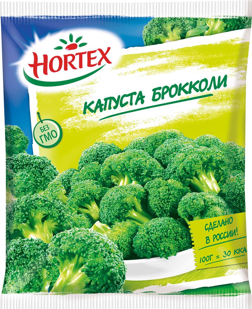 Hortex Капуста брокколи, 400 г4607191650111 Hortex Капуста брокколи, 400 г4607191650111витамины красоты и здоровья