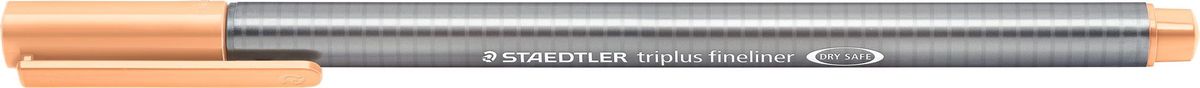 Staedtler Ручка капиллярная Triplus 334 0,3 мм цвет чернил персиковый334-430 Staedtler Ручка капиллярная Triplus 334 0,3 мм цвет чернил персиковый334-430Капиллярная ручка triplus 334 серии. Цвет персиковый. Эргономичная трехгранная форма для удобного и легкого письма. Пишущий узел завальцован в металл. Защита от высыхания - может быть оставлен без колпачка на несколько дней (тест ISO). Чернила на водной основе. Остирывается с большинства тканей. Корпус из полипропилена гарантирует долгий срок службы. Толщина линиии примерно 0,3 мм.