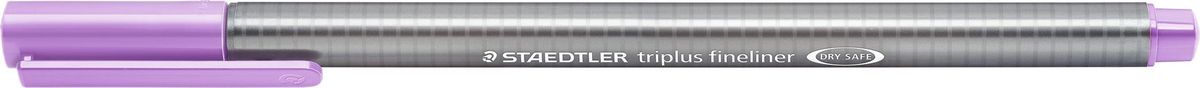 Staedtler Ручка капиллярная Triplus 334 0,3 мм цвет чернил лавандовый334-62 Staedtler Ручка капиллярная Triplus 334 0,3 мм цвет чернил лавандовый334-62Капиллярная ручка triplus 334 серии. Цвет лавандовый. Эргономичная трехгранная форма для удобного и легкого письма. Пишущий узел завальцован в металл. Защита от высыхания - может быть оставлен без колпачка на несколько дней (тест ISO). Чернила на водной основе. Остирывается с большинства тканей. Корпус из полипропилена гарантирует долгий срок службы. Толщина линиии примерно 0,3 мм.