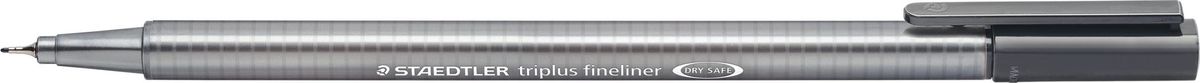 Staedtler Ручка капиллярная Triplus 334 0,3 мм цвет чернил серый334-8 Staedtler Ручка капиллярная Triplus 334 0,3 мм цвет чернил серый334-8Капиллярная ручка triplus 334 серии. Цвет серый. Эргономичная трехгранная форма для удобного и легкого письма. Пишущий узел завальцован в металл. Защита от высыхания - может быть оставлен без колпачка на несколько дней (тест ISO). Чернила на водной основе. Остирывается с большинства тканей. Корпус из полипропилена гарантирует долгий срок службы. Толщина линиии примерно 0,3 мм.