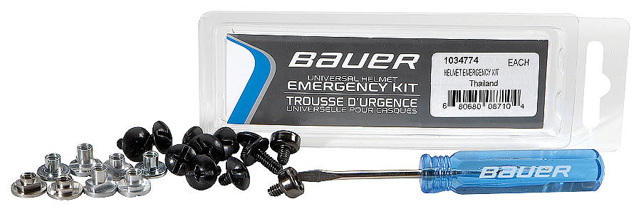 Набор запчастей для шлема BAUER Helmet Emergency Kit. 10347741034774 Набор запчастей для шлема BAUER Helmet Emergency Kit. 10347741034774Набор запчастей, винтов и крепежа для шлема.