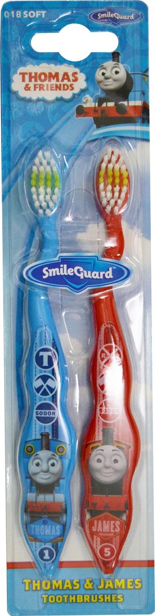 Thomas & Friends Детская зубная щеткас мягкой щетиной 2 шт