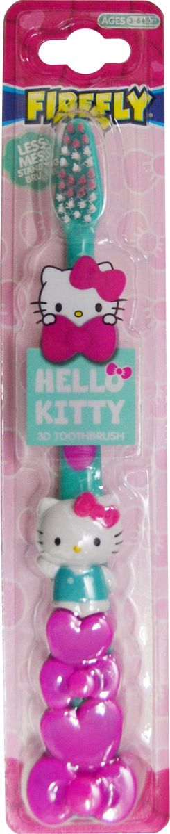 Hello Kitty Детская зубная щетка с 3D подставкойHK-4,1 Hello Kitty Детская зубная щетка с 3D подставкойHK-4,1Hello Kitty Детская зубная щетка с 3D подставкой, мягкая комбинированная щетина. Детям с 3-х лет.