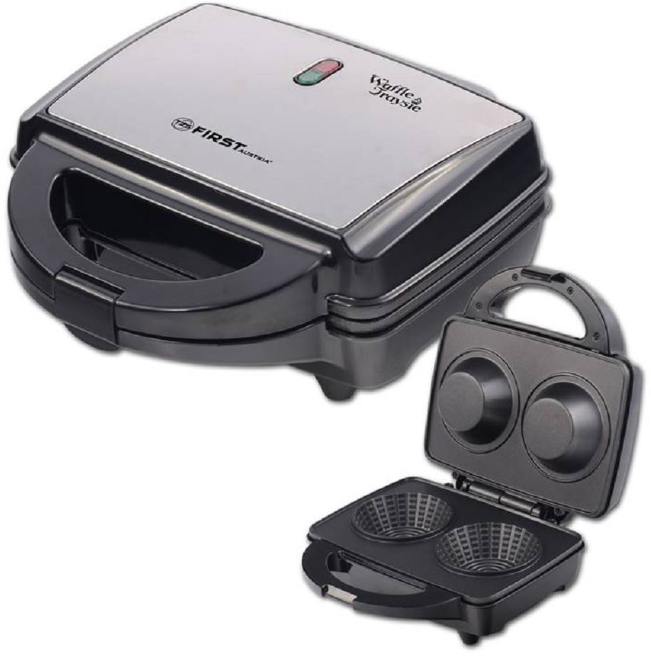 First FA-5304, Black тарталетницаFA-5304 Black First FA-5304, Black тарталетницаFA-5304 BlackТарталетница FIRST 5304 Black, мощность 600 Вт, приготовление 2-х тарталеток, рифленый стаканчик, регулируемый термостат, детали корпуса из нержавеющей стали, антипригарное покрытие, световой индикатор температуры, световой индикатор питания.