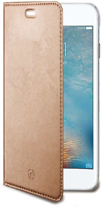 Celly Air Case чехол для Apple iPhone 7 Plus/8 Plus, Pink GoldAIR801RG Celly Air Case чехол для Apple iPhone 7 Plus/8 Plus, Pink GoldAIR801RGЧехол-книжка Celly Air Case выполнен из высококачественных материалов и практически не увеличивает размер устройства. А благодаря его удобной конструкции все функциональные кнопки и разъемы остаются свободными. Чехол надежно защитит ваш аппарат от царапин и сколов, механических повреждений, а также позволит хранить кредитные карты или визитки в специально отведенном кармашке. Крышка может использоваться как подставка под устройство, для удобного просмотра видео.
