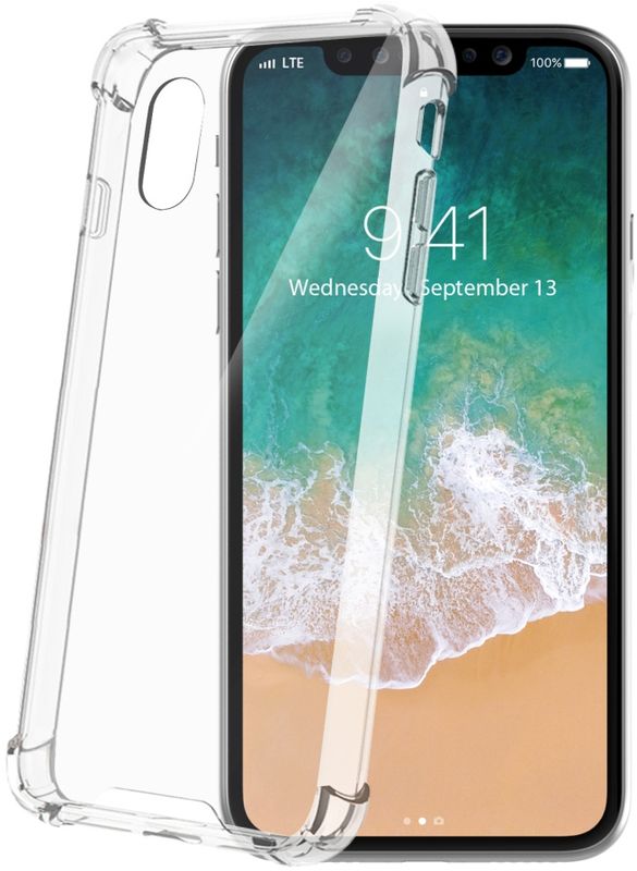 Celly Armor чехол для Apple iPhone XARMOR900WH Celly Armor чехол для Apple iPhone XARMOR900WHЗащитный чехол-накладка Celly Armor полностью соответствует совместимому устройству по форме и размерам. Углы клип-кейса оснащены слегка выступающими элементами, выполненными из упругого материала. При падении они принимают на себя энергию удара, благодаря чему сам телефон остается целым и невредимым. Прозрачный аксессуар не портит внешний вид смартфона, не мешает пользоваться камерой и обеспечивает доступ к функциональным клавишам и разъемам. Он легко надевается на устройство, а при необходимости так же просто снимается.