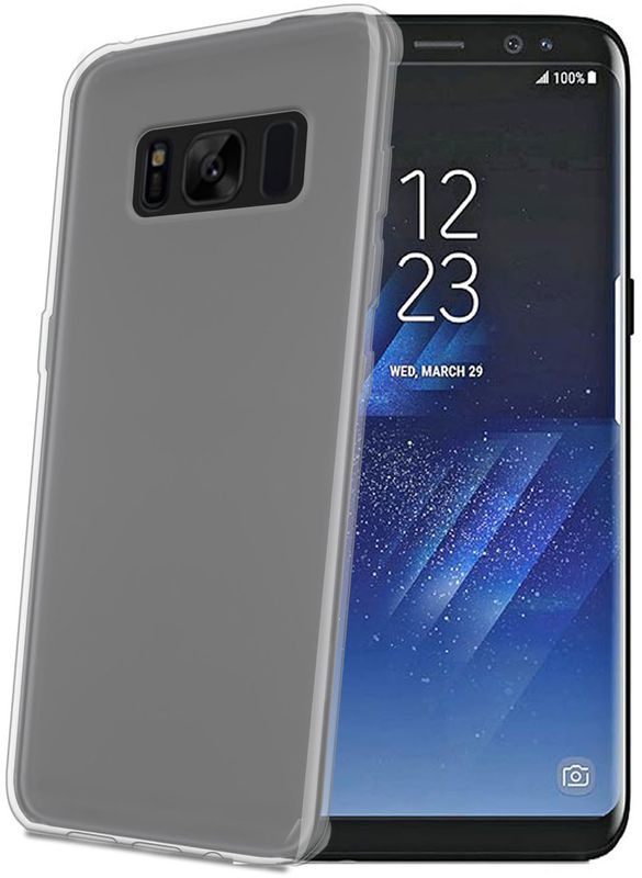 Celly Gelskin чехол для Samsung Galaxy S8+GELSKIN691 Celly Gelskin чехол для Samsung Galaxy S8+GELSKIN691Прозрачный эластичный чехол-накладка Celly Gelskin выполнен из противоударного термопластичного полиуретана. Идеальное эргономичное решение для защиты вашего смартфона. Благодаря толщине 0,7 мм он практически не увеличивает размер вашего телефона.