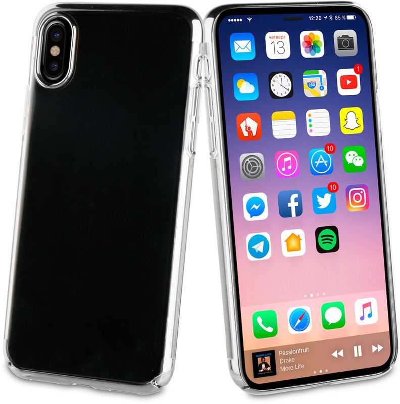 Muvit Crystal Case чехол для Apple iPhone X, SilverMUCRY0172 Muvit Crystal Case чехол для Apple iPhone X, SilverMUCRY0172Тонкий защитный чехол Crystal это прозрачный чехол. Выполнен из термополиуретана, поскольку этот материал поглощает удары. Обеспечивает эффективную защиту Вашего устройства.Материал термополиуретанПрозрачныйПротивоударный