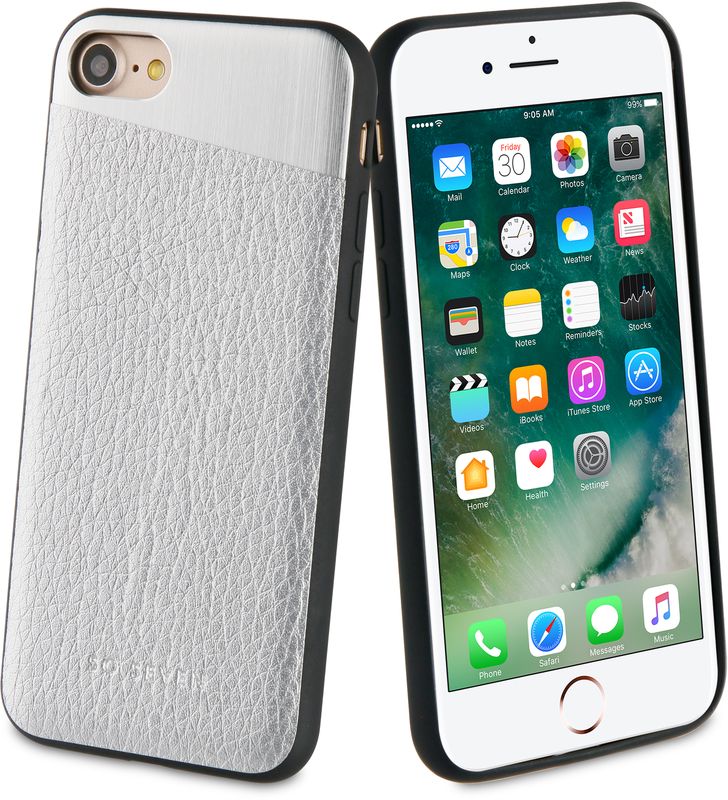 So Seven Fashion чехол для Apple iPhone 8/7, SilverSVNCSMPU4IP7 So Seven Fashion чехол для Apple iPhone 8/7, SilverSVNCSMPU4IP7Защитный эффектный чехол-накладка , выполнен из полиуретана, экокожи и металла. Обеспечивает эффективную защиту Вашего устройства.Материал полиуретанЭкокожа + металлПротивоударный