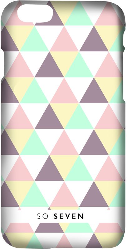 So Seven Grpahic Pastel Triangle чехол для Apple iPhone 8/7SVNPCGRAP3IP7 So Seven Grpahic Pastel Triangle чехол для Apple iPhone 8/7SVNPCGRAP3IP7Клип-кейс So Seven станет отличным украшением смартфона благодаря оригинальному принту. Рисунок нанесен с помощью современной методики ультрафиолетовой печати, поэтому он не выцветает и не теряет четких очертаний со временем. Для изготовления чехла используется жесткий поликарбонат. Этот высокопрочный пластик выдерживает очень большие нагрузки, не допуская повреждения смартфона.
