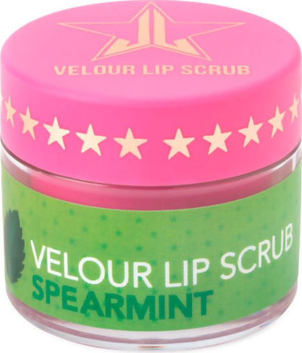 Скраб для губ Jeffree Star Velour Lip Scrub Spearmint, 30 гJFS-815446020648 Скраб для губ Jeffree Star Velour Lip Scrub Spearmint, 30 гJFS-815446020648Аппетитный скраб для губ Velour Lip Scrub на основе сахара нежно отшелушивает и идеально подготавливает губы к нанесению помады.