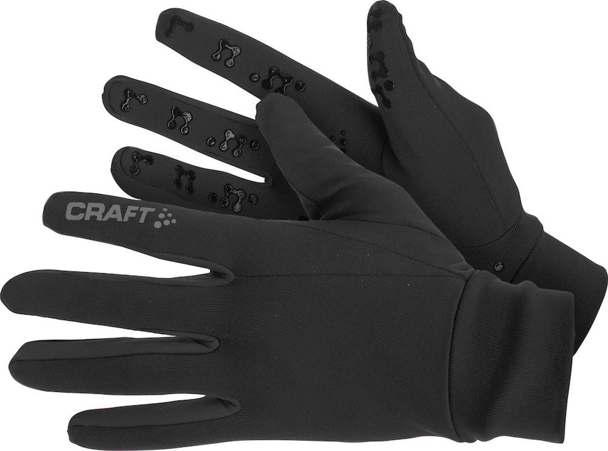 Перчатки Craft Thermal Multi Grip, цвет: черный. 1902955/1999. Размер M (9)1902955/1999 Перчатки Craft Thermal Multi Grip, цвет: черный. 1902955/1999. Размер M (9)1902955/1999Теплые перчатки с начесом изнутри и силиконовым принтом на ладони