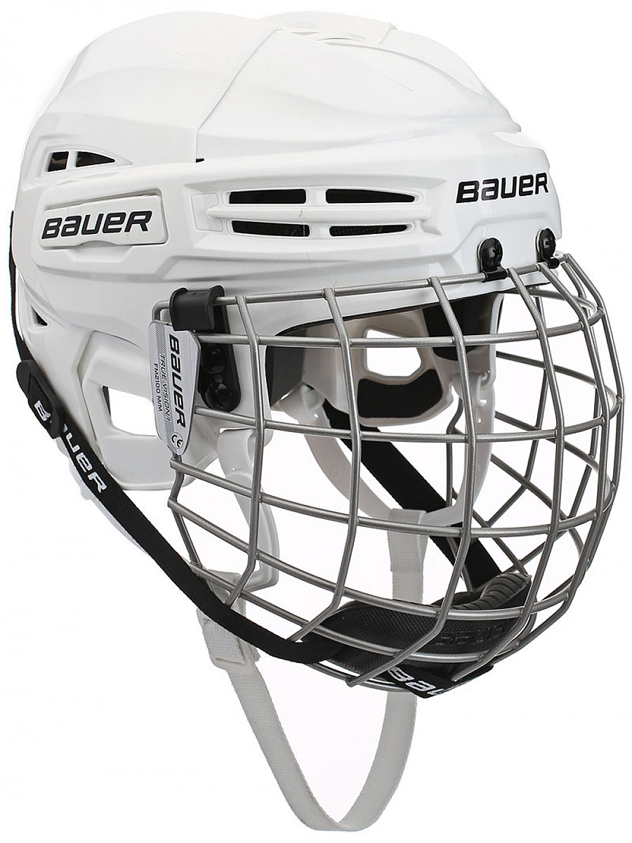 Шлем BAUER IMS 5.0, цвет: белый. 1045678. Размер L1045678 Шлем BAUER IMS 5.0, цвет: белый. 1045678. Размер L1045678Защитный и гибкий материал двойной плотности.Интегрированная защита уха.CSA, HECC, сертификаты СЕ.Укомплектован маской Bauer 2100.