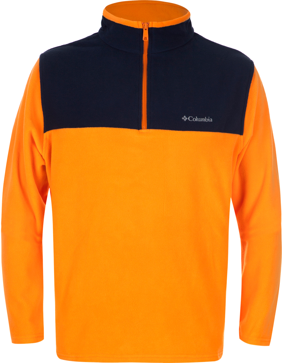 Толстовка мужская Columbia Western Ridge Half Zip M, цвет: оранжевый. 1736071-836. Размер M (46/48)1736071-836 Толстовка мужская Columbia Western Ridge Half Zip M, цвет: оранжевый. 1736071-836. Размер M (46/48)1736071-836Классическая мужская флисовая толстовка от Columbia создана для использования в качестве среднего слоя одежды. Флис - это очень удачный материал для одежды, которая направлена на удержание тепла, ведь ткань даже в мокром состоянии сохраняет свои теплоизоляционные свойства. Воротник-стойка защитит шею от продувания ветром. Модель дополнена двумя боковыми карманами и оформлена на груди логотипом с названием бренда.