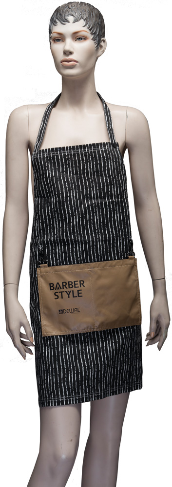 Dewal Фартук для мастера Barber Style, 72 см х 68 смBC02BS Dewal Фартук для мастера Barber Style, 72 см х 68 смBC02BSКомфортный фартук мастера BARBER STYLE для стрижки Отличное решение, чтобы надежно защитить одежду мастера во время стрижки, и придать своему образу характерную неповторимость Универсальный размер фартука – 72 х 68 см подойдет под любую фигуру, выгодно подчеркивая силуэт Хорошие эксплуатационные качества материала (хлопок ) позволяют максимально облегчить уход за изделием Фартук не доставляет дискомфорта во время работы и не сковывает движения мастера Имеет передний карман из ПВХ с отделениями для аксессуаров