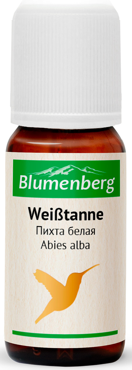 Масло эфирное Blumenberg, пихта белая, 10 мл224704 Масло эфирное Blumenberg, пихта белая, 10 мл224704100% натуральное эфирное масло пихты белой. Сырье для производства эфирного масла пихты белой поставляется из экологически чистого региона Австрии. Масло получено методом водно-паровой дистилляции. Имеет холодный, хвойно-смолистый аромат. Компания Bergland-Pharma занимается производством натуральных эфирных масел и косметики более 30 лет, стремясь сохранить самое лучшее, что создала природа.