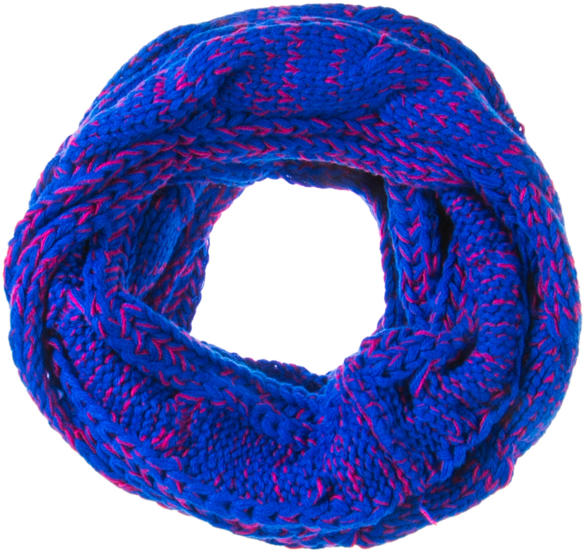 Снуд-хомут женский Vittorio Richi, цвет: синий. K09Sn5260. Размер 65 х 33 см