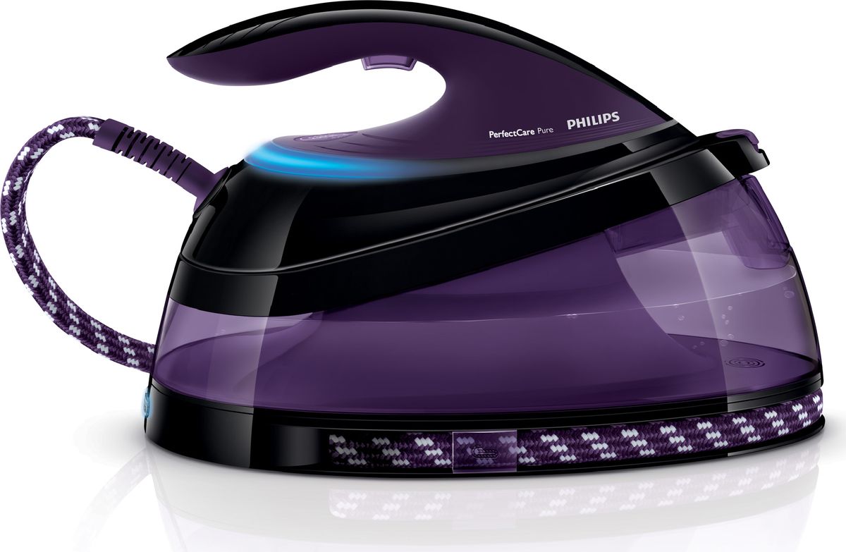 Philips GC7640/80 парогенераторGC7640/80 Philips GC7640/80 парогенераторGC7640/80Благодаря революционной технологии OptimalTEMP больше нет необходимости регулировать температуру глажения. Более компактная и легкая конструкция обеспечивает удобное хранение. Картриджи от накипи PureSteam удаляют 99 % известкового налета и в 5 раз продлевают срок службы прибора.ОсобенностиПростое глажение без необходимости регулировки температурыГлажение любых тканей — от джинсовых до шелковых — без регулировки температурыМожно безопасно оставлять утюг с нагретой подошвой на гладильной доскеПротестировано и одобрено независимыми экспертами по тканямБыстрое и мощное глажениеЭкономия энергии при помощи ЭКОРЕЖИМАВозможность использования водопроводной воды; долив воды в любой момент глаженияНадежная фиксация утюга на базовой станцииВыключается автоматически в целях безопасности и энергосбереженияРезервуар для воды 1,5 л, до 2 часов глаженияКартридж PureSteam защищает от накипи на 99 %Компактный и легкий парогенераторМаксимальное давление насоса — 5 барПремиальная подошва