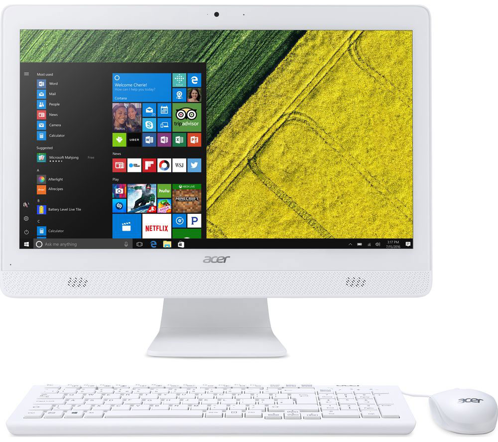 Acer Aspire C20-720, White моноблок (DQ.B6ZER.008)