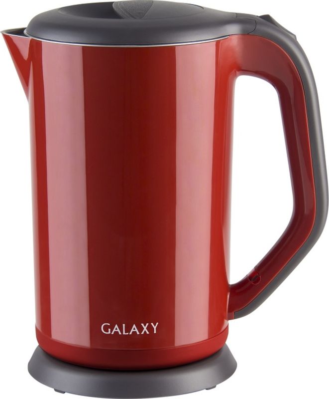 Galaxy GL 0318, Red электрический чайник4650067303277 Galaxy GL 0318, Red электрический чайник4650067303277Благодаря применению инновационных технологий и экологически безопасных материалов процесс приготовления чая стал быстрым и простым. Двойная стенка из нержавеющей стали 18/10 и пищевого пластика долгое время сохраняет воду горячей. При этом внешняя поверхность чайника остается холодной, обеспечивая безопасность в процессе его использования. GALAXY заботится о Вас! Чайник электрический 2000 Вт, 1,7л, скрытый нагревательный элемент, двойная стенка из нержавеющей стали 18/10 и пищевого пластика, автоотключение при закипании, автоотключение при отсутствии воды, указатель максимального уровня воды, индикатор работы, 220-240В, 50 Гц