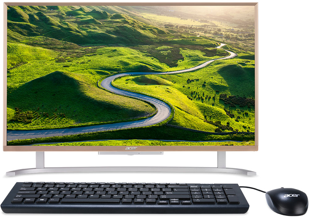 Acer Aspire C22-760, Gold моноблок (DQ.B8WER.002)DQ.B8WER.002 Acer Aspire C22-760, Gold моноблок (DQ.B8WER.002)DQ.B8WER.002Acer Aspire C22-760 - непревзойденно компактный компьютер с тонким корпусом, который позволит собраться всей семье, чтобы разделить впечатления.Наслаждайтесь просмотром контента на мониторе с большой диагональю экрана и элегантным дизайном без рамки.Съемная вебкамера позволит провести для ваших друзей и родных виртуальную экскурсию по дому.Выполняйте повседневные задачи, смотрите видео и работайте в Интернете с комфортом благодаря процессору Intel.Разделите впечатления с близкими и друзьями благодаря IPS-экрану с разрешением FHD и реалистичной цветопередачей. Разрешение 1920x1080 и соотношение сторон 16:9 делают изображение эффектным и реалистичным. Мелкие детали и текст выглядят четкими.В результате коррекции оттенка и яркости цвета с помощью технологии BlueLightShield снижается излучение потенциально опасного синего света.Благодаря технологии Flickerless питание стабильно подается на дисплей и экран не мигает.Благодаря продуманному расположению беспроводной антенны 802.11ac обеспечивается надежный сигнал беспроводного подключения.Точные характеристики зависят от модели.Компьютер сертифицирован EAC и имеет русифицированную клавиатуру и Руководство пользователя.