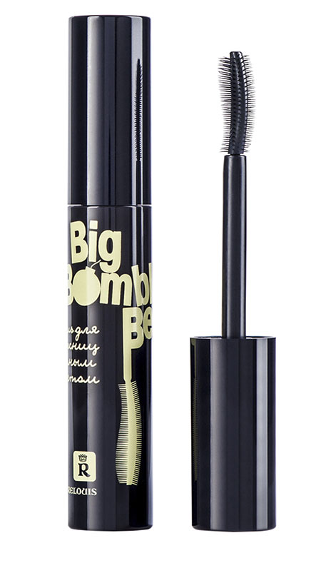 Relouis Тушь для ресниц с панорамным эффектом Big Bomble Bee, 9 мл4810438013628 Relouis Тушь для ресниц с панорамным эффектом Big Bomble Bee, 9 мл4810438013628Эффект взрывного объема. Совершенно новый формат туши, новые впечатления и невероятно объемные и пушисты ресницы! Эффект распахнутых ресниц достигается благодаря особому сочетанию щеточки и текстуры в туши BBB. Щеточка распределяет ресницы по направлению их роста и выкладывает в эффектную панораму, а взгляд становиться более открытым и вдохновленным.