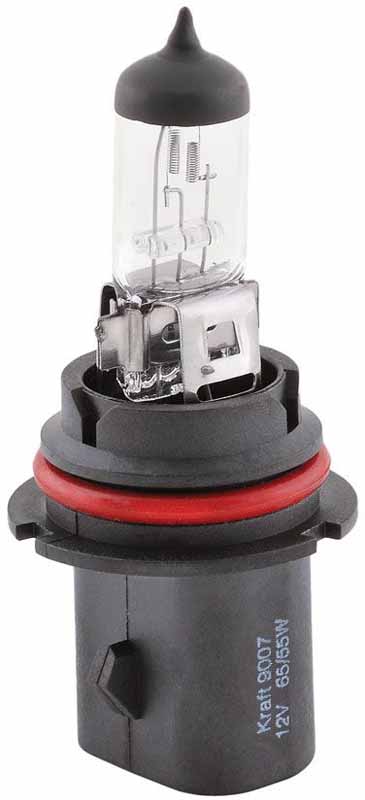 Лампа автомобильная галогенная Kraft Basic, HB5, 12V, 65/55W (PX29t)КТ 700026 Лампа автомобильная галогенная Kraft Basic, HB5, 12V, 65/55W (PX29t)КТ 700026Автомобильные галогенные лампы серии Kraft Basic предназначены для применения в любых погодных условиях, обеспечивая комфорт и безопасность вождения, а специальное стекло колбы ламп, поглощающее большую часть ультрафиолетовых лучей, обеспечивает полную безвредность для пластиковых частей фар. Лампы соответствуют всем предъявляемым требованиям технического регламента, правила №37 ЕЭК