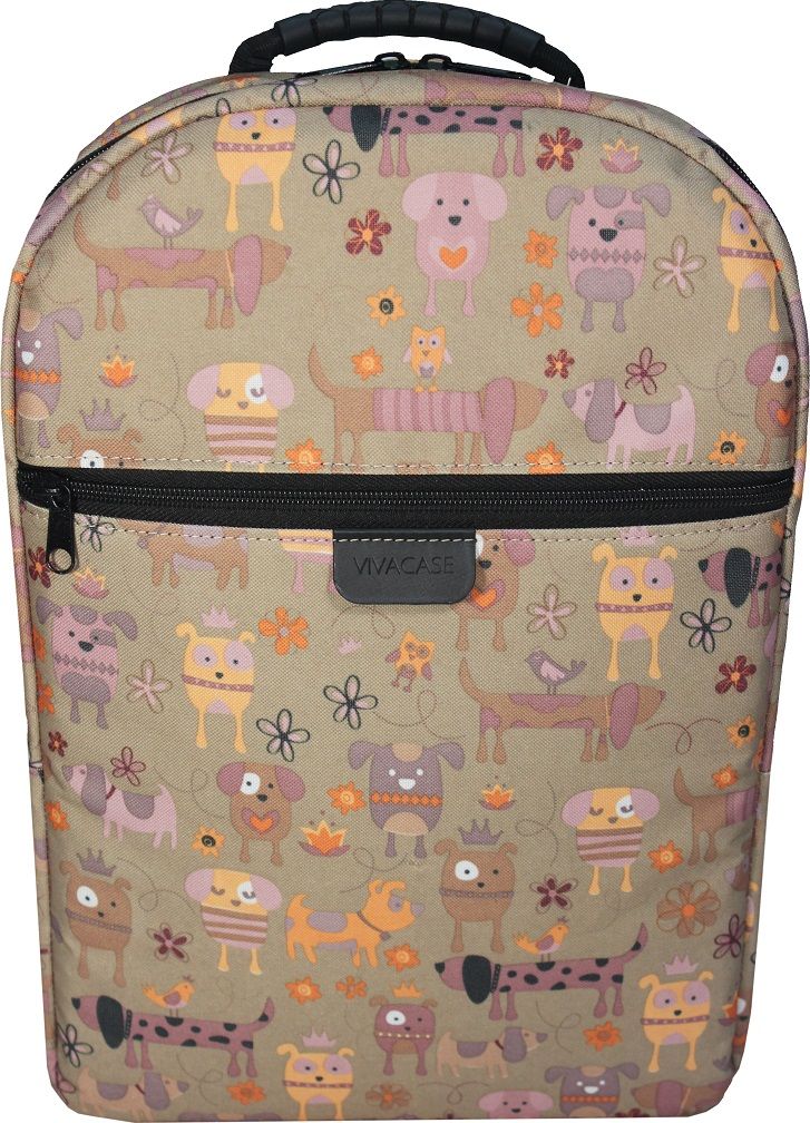 Vivacase Doggy VCN-BDG15-br, Brown рюкзак для ноутбука 15,6VCN-BDG15-br Vivacase Doggy VCN-BDG15-br, Brown рюкзак для ноутбука 15,6VCN-BDG15-brРюкзак для ноутбука c диагональю 15.6 специально создан для большого города. Вместительный и легкий он сшит уникального водонепроницаемого материал, устойчивого к различным загрязнениями, осадкам и выцветанию. В любую погоду и ваш рюкзак будет смотреться отлично!Строгий и лаконичный дизайн рюкзака разработан таким образом, чтобы равномерно распределять нагрузку на спину и плечи. Длина ремней регулируется по фигуре. В лямки вшит специальный мягкий материал, что делает рюкзак особенно комфортным даже при долгом ношении. В рюкзаке предусмотрены два внутренних отделение для ноутбука 15,6 и планшета диагональю 10 дюймов и одно внешнее отделение на молнии, куда поместятся папка с документами формата А 4. Каждое отделение разграничено прокладкой из ударопрочного материала. При желании вы можете спокойно носить несколько дорогих гаджетов вместе, не боясь, что они поцарапаются друг о друга