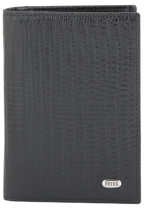 Визитница мужская Petek 1855, цвет: черный. 1042.041.01