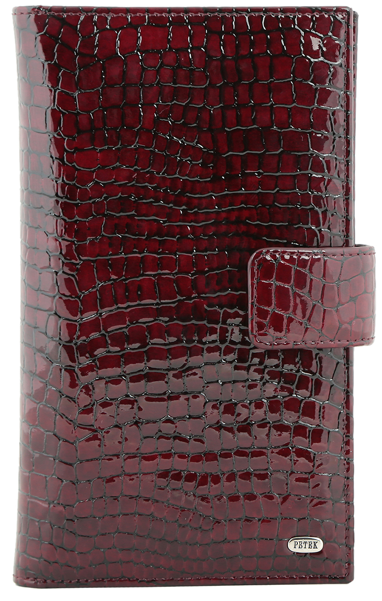 Бумажник Petek 1855, цвет: бургундия. 2394.091.03