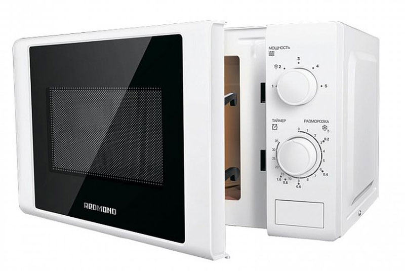 Redmond RM-2003, White СВЧ-печьRM-2003 Redmond RM-2003, White СВЧ-печьRM-2003Микроволновая печь RM-2003 – простая и надёжная модель, обладающая всеми необходимыми функциями для приготовления, разогрева и разморозки продуктов питания в домашних условиях:механическое управление;подсветка камеры во время работы прибора;размораживание по времени/весу;звуковой индикатор отключения;полимерное покрытие рабочей камеры Smart Shell, устойчивое к коррозии, механическим повреждениям и высоким температурам.