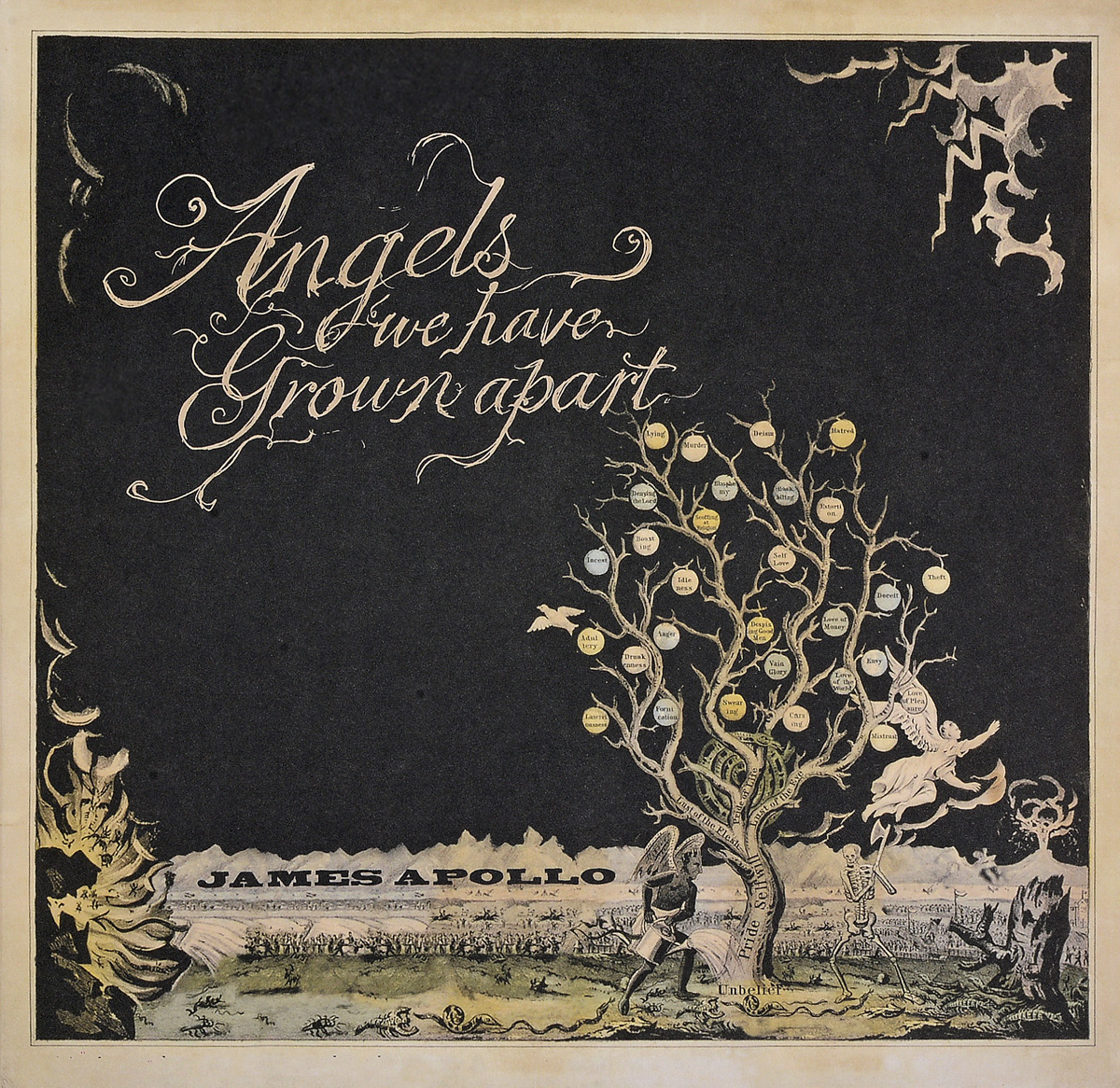James Apollo. Angels We Have Grown Apart (LP)