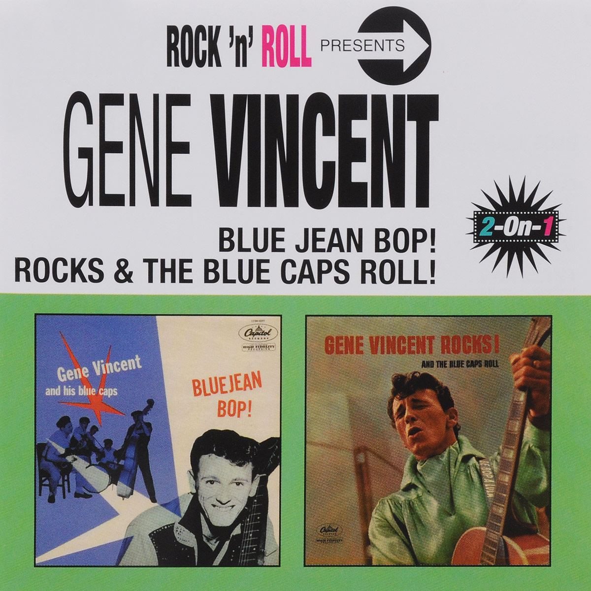 Gene Vincent. Blue Jean Pop! / Rocks & The Blue Caps Roll!