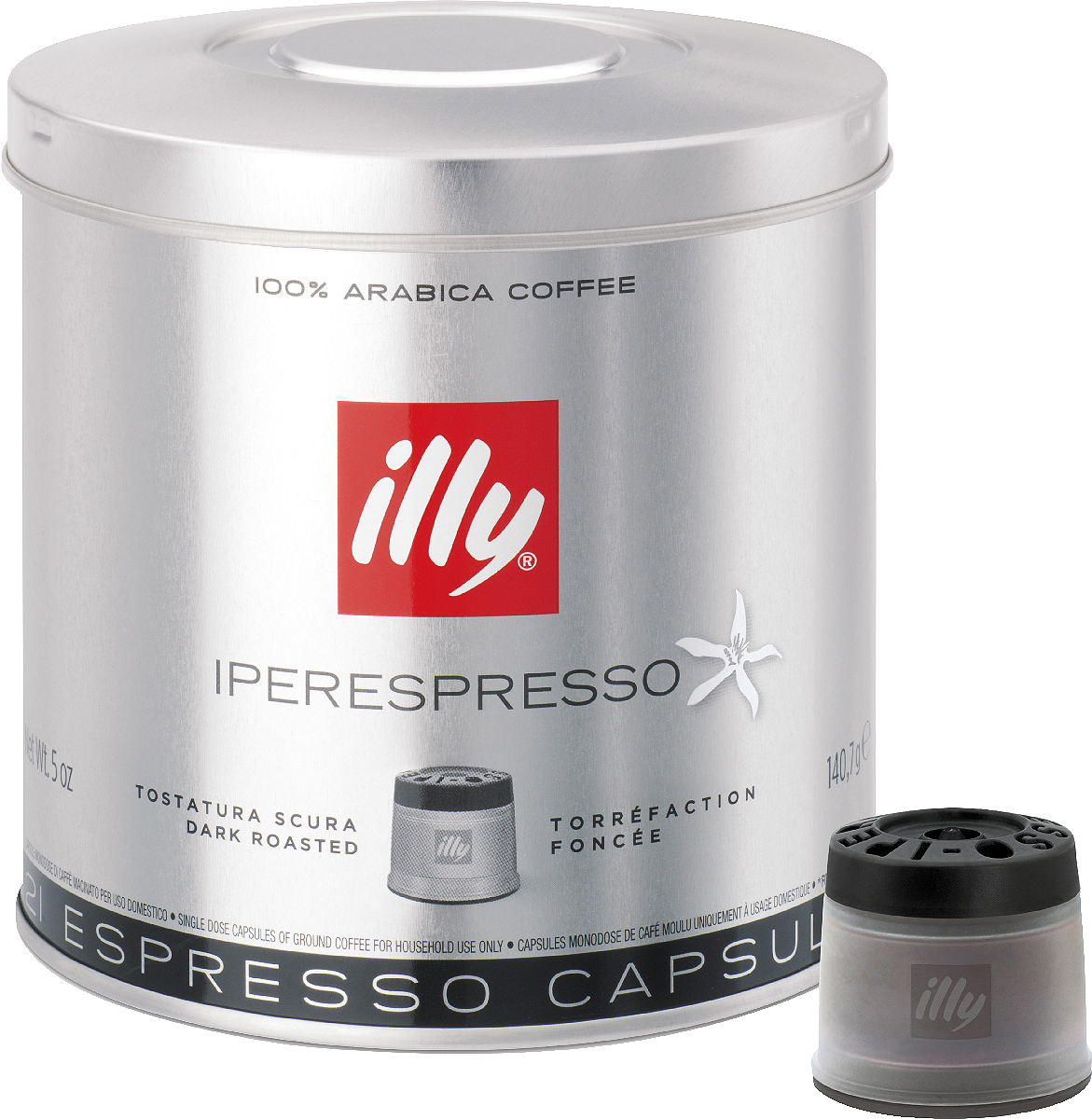 Illy Iperespresso кофе в капсулах темной обжарки, 21 шт6861 (3789) Illy Iperespresso кофе в капсулах темной обжарки, 21 шт6861 (3789)Насыщенный вкус, с ароматом поджаренного хлеба и послевкусием темного шоколада. Рекомендуется для ристретто, а также для приготовления кофе с молоком.