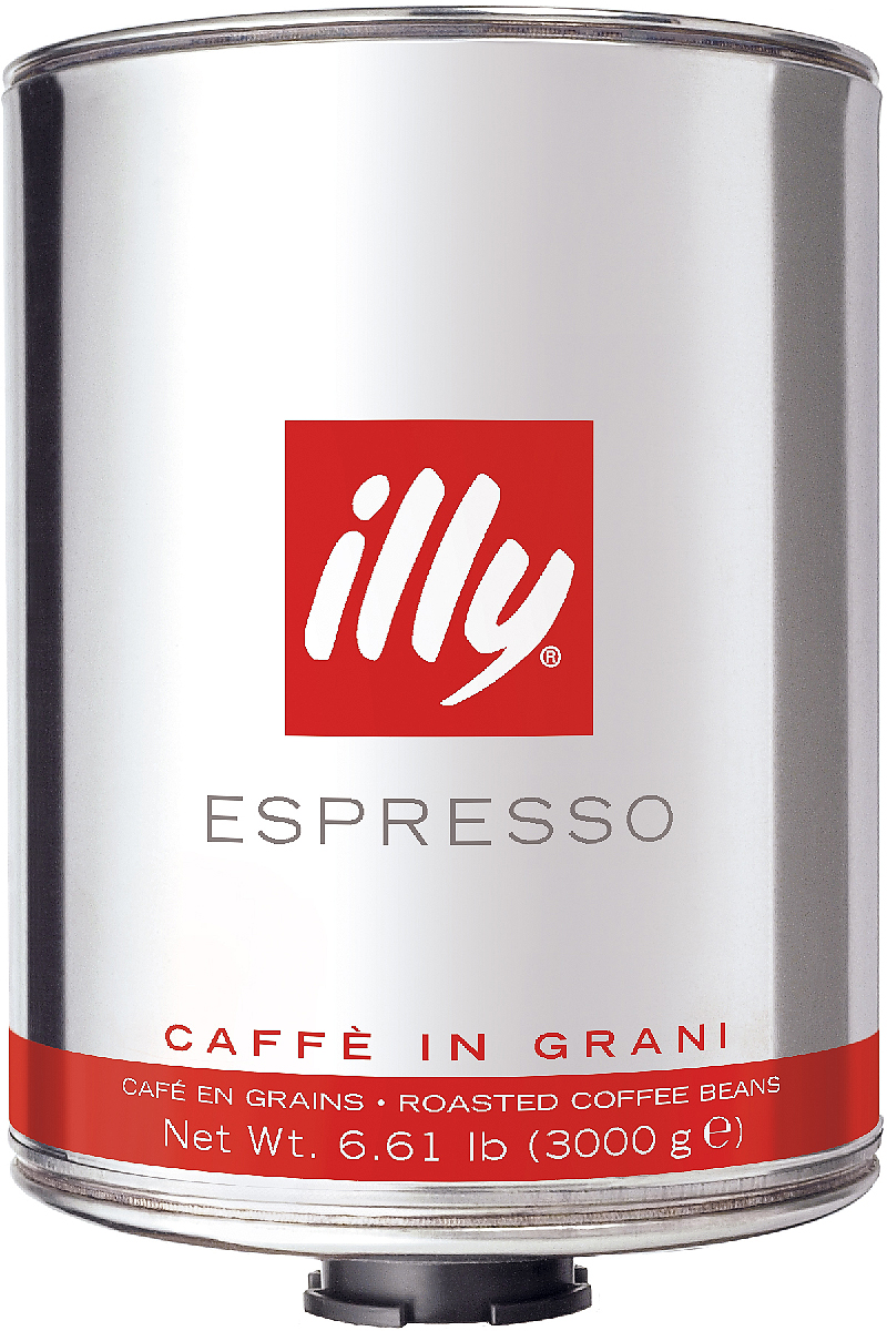 Illy Espresso кофе в зернах темной обжарки, 3 кг6851 (3506) Illy Espresso кофе в зернах темной обжарки, 3 кг6851 (3506)Насыщенный вкус, с ароматом поджаренного хлеба и послевкусием темного шоколада. Рекомендуется для ристретто, а также для приготовления кофе с молоком.