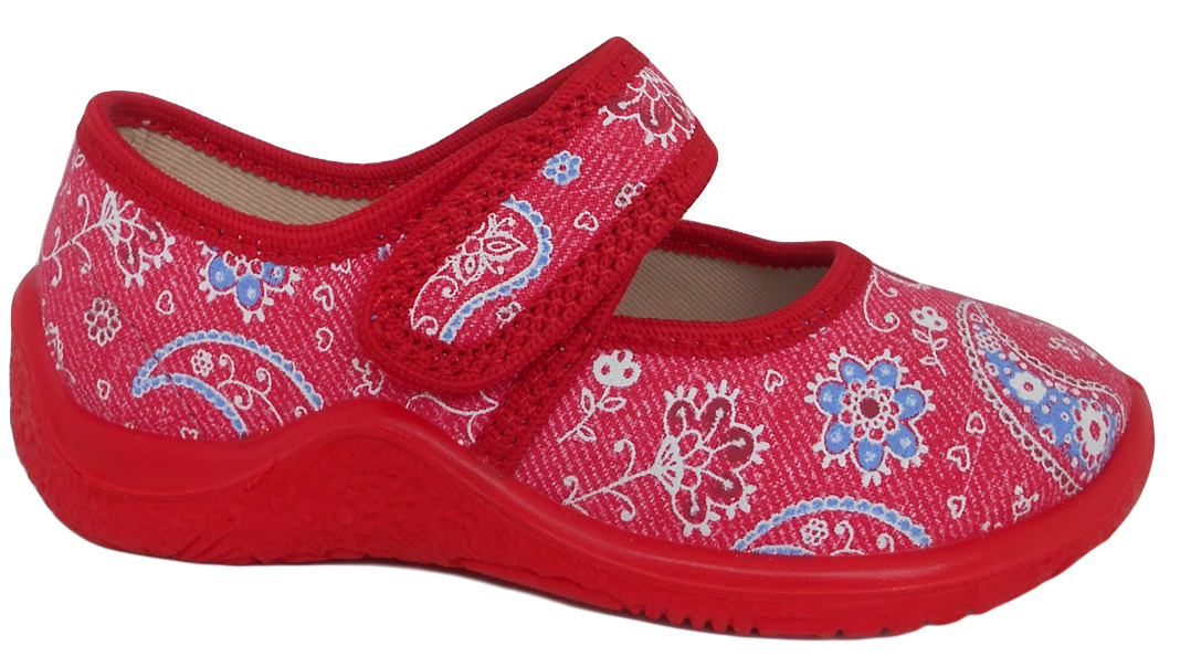Туфли для девочки Kapika, цвет: красный. 22245ф-33. Размер 24