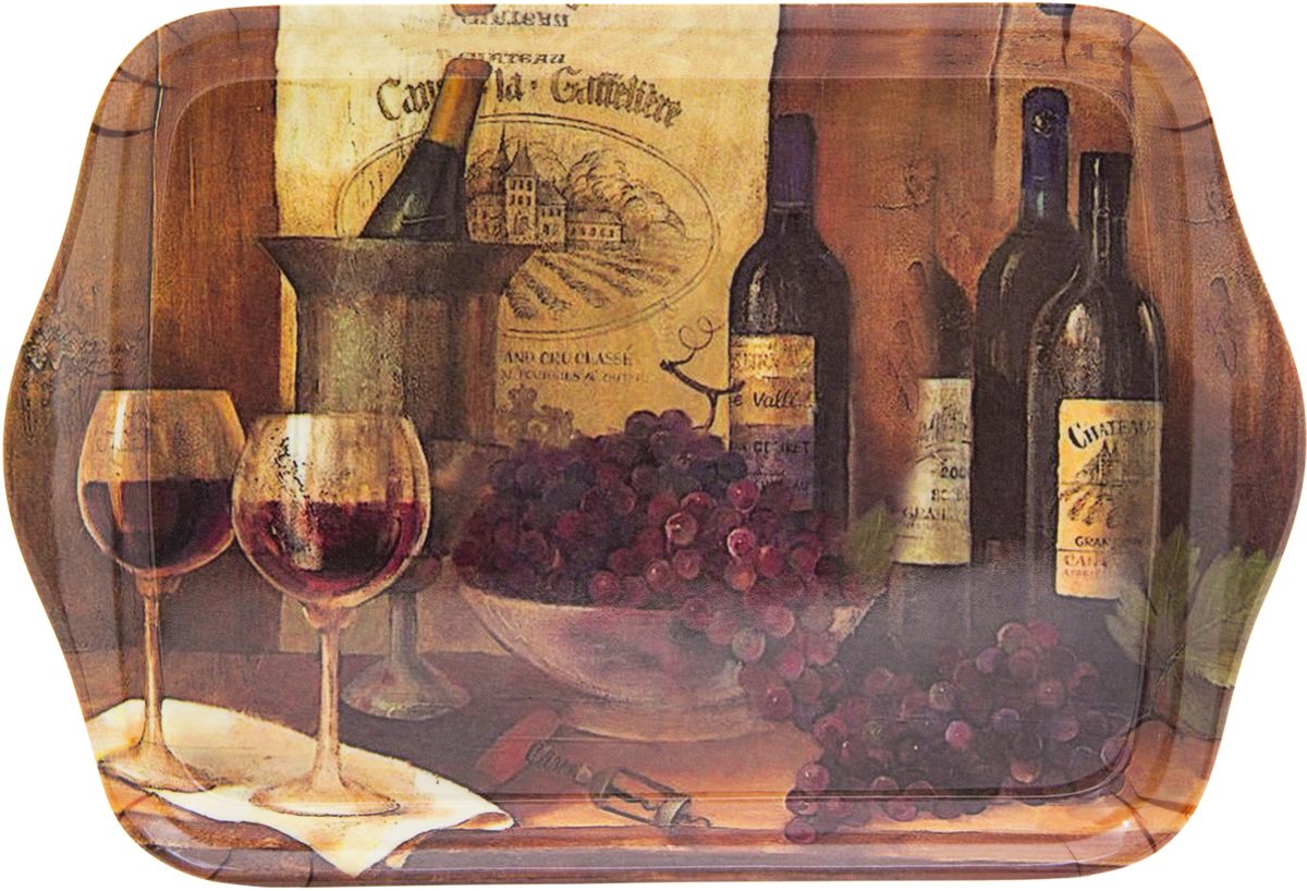 Поднос сервировочный GiftnHome Винтажные вина, 21 х 14 смML - 02 VintWines Поднос сервировочный GiftnHome Винтажные вина, 21 х 14 смML - 02 VintWinesКоллекционные подарочные Подносы, с модными с авторскими принтами, изготовлены из современного жаропрочного пластика, это функциональный и стильный аксессуар для сервировки стола и стилизации домашнего пространства. Подносы - можно использовать в качестве подставки под горячее, они не боятся высоких температур и хорошо переносят посудомоечную машину - это мечта любой домохозяйки и хорошо подходят для подарка друзьям, коллегам и близким. Товар произведен в Великобритании.