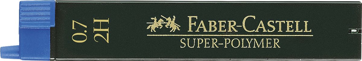 Faber-Castell Грифель для механического карандаша Superpolymer 2H 0,7 мм 12 шт