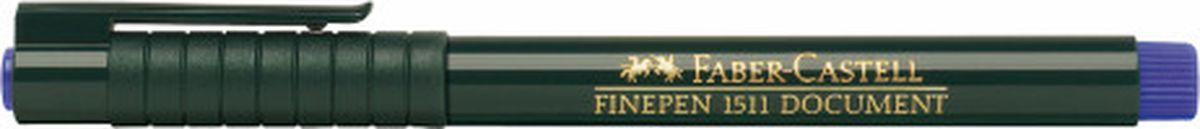 Faber-Castell Ручка капиллярная Finepen 1511 0,2 мм цвет чернил синий151151 Faber-Castell Ручка капиллярная Finepen 1511 0,2 мм цвет чернил синий151151Капиллярная ручка Finepen 1511,• очень качественные капиллярные ручки сперманентными не выцветающими чернилами• большой объем чернил на водной основе• тонкий металлический наконечник 0,4 мм