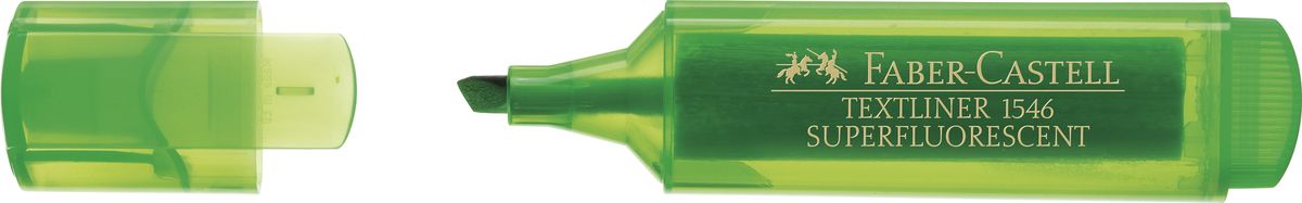 Faber-Castell Текстовыделитель 1546 флуоресцентный цвет зеленый154663 Faber-Castell Текстовыделитель 1546 флуоресцентный цвет зеленый154663Текстовыделитель 1546 флуоресцентный,• очень качественный суперфлуоресцентныймаркер• идеальный для всех видов бумаги• универсальные чернила на водной основе• линия маркировки шириной 5, 2 или 1 мм