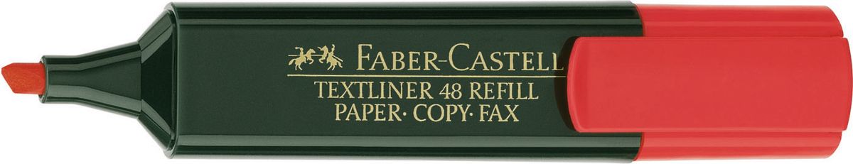 Faber-Castell Текстовыделитель 1548 цвет красный154821 Faber-Castell Текстовыделитель 1548 цвет красный154821Текстовыделитель 1548,• очень качественный маркер• возможность повторного наполнения• чернила на водной основе• идеален для всех видов бумаги• линия маркировки шириной 5, 2 или 1 мм• 6 интенсивных цветов