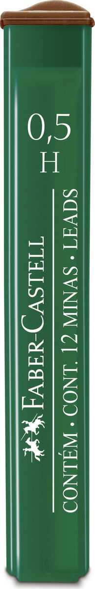 Faber-Castell Грифель для карандаша Polymer H 0,5 мм 12 шт521511 Faber-Castell Грифель для карандаша Polymer H 0,5 мм 12 шт521511Графитные грифели Polymer, • качественные графитные грифели • пригодны для всех стандартных механических карандашей • интенсивные черные полные линии • практичная упаковка, позволяющая производить чистую замену грифеля благодаря насадке • одна упаковка содержит 12 грифелей, 0,5мм, твердость 2H