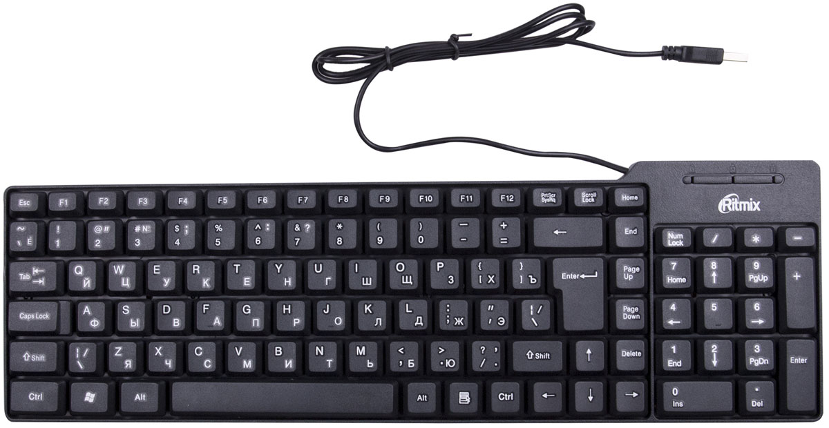 Ritmix RKB-100, Black клавиатура