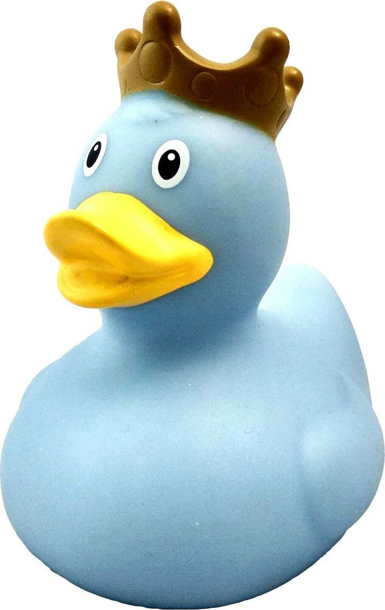 Funny Ducks Игрушка для ванной Уточка в короне цвет голубой