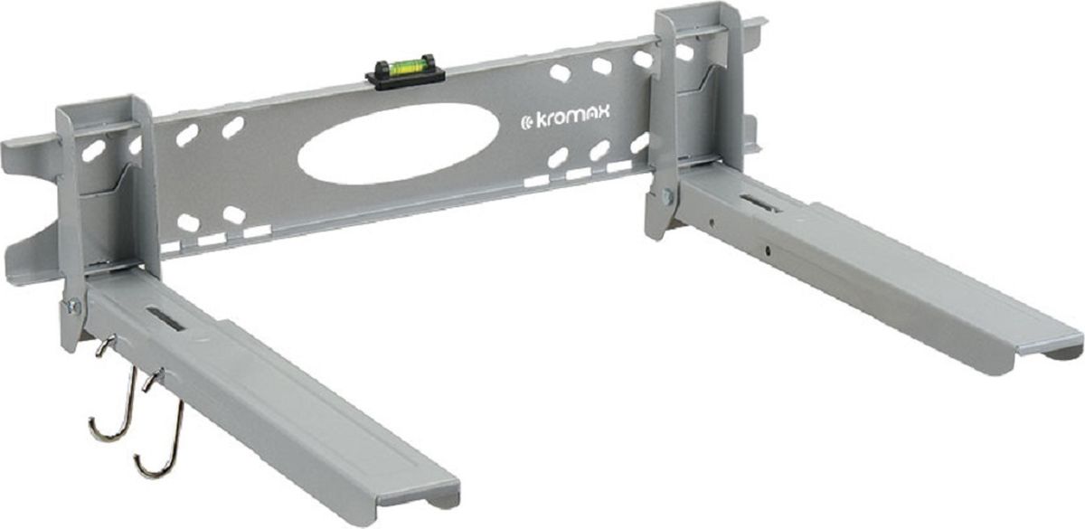 Kromax 5-Micro, Silver кронштейн для СВЧ-печейMICRO-5 silver Kromax 5-Micro, Silver кронштейн для СВЧ-печейMICRO-5 silverКронштейн Kromax 5-MICRO silver , для СВЧ-печей вылет от стены (мм) 320-520, нагрузка (кг) 60, регулировка: фиксированный. Легкий монтаж при помощи водяного уровня, безопасная фиксация СВЧ-печи на кронштейны, надежная стальная конструкция способна выдерживать нагрузку до 60 кг, регулируемые опоры по длине и ширине , дополнительные крючки для кухонных принадлежностей.