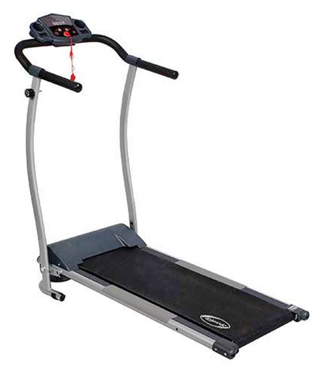 Беговая дорожка Sport Elit SE-1608E, электрическаяSE-1608E Беговая дорожка Sport Elit SE-1608E, электрическаяSE-1608EБольшой, удобный ЖК-дисплей выводит на экран основные параметры тренировки: время тренировки, скорость, дистанция, потраченные калории. Перемещение дорожки происходит за счет 2-ух транспортировочных роликов. Максимальный вес пользователя ограничен 100 килограммами.Габариты: В собранном виде – 126х62х130см. В сложенном виде – 126х62х60см. Размер в коробке – 131х66х28 Размер бегового полотна – 100х36см. Вес: нетто – 23кг. брутто – 26кг.Максимальный вес пользователя – 100кг.Использование - домашнееТип беговой дорожки - электрическаяТип нагрузки - электрическаяГабариты бегового полотна (см) 100 х 36 смМакс. вес пользователя 100 кгСкорость движения 1 - 10 км/чРегулировка угла наклона нетСкладывание есть Постоянная мощность двигателя (л.с.) 1 л.с.Пиковая мощность двигателя (л.с.) 2.2 л.с.Монитор и программные характеристики Компьютер: ЖК дисплейПоказания компьютера: время тренировки, скорость, дистанция, потраченные калорииСистема измерения пульса: нетКоличество программ тренировки: 3Спецификации программ: 3 встроенныхСпециальные программные возможности: нетДополнительные характеристики Транспортировочные ролики ДаРама - стальнаяПодставка для аксессуаров, держатель для бутылокПитание 220V, 50HzГабариты и вес тренажера Вес тренажера: 23 кгВес в упаковке: 26 кгГабариты в сложенном виде: 126х62х60 смГабариты в собранном виде: 126х62х130 смГабариты в упаковке : 131 х 66х 28смГарантийный срок 18 месяцев